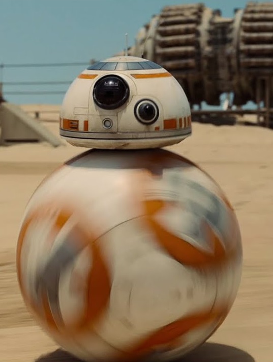 Original BB8 robot from Star Wars Episode VII